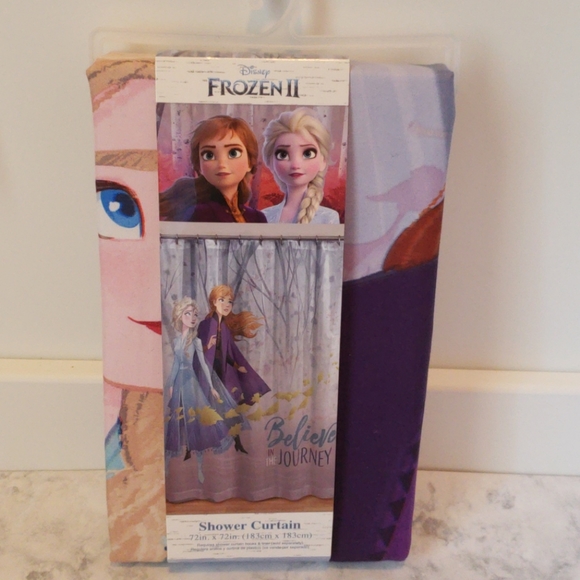 Frozen 2 Frabic Shower Curtain - Picture 1 of 4
